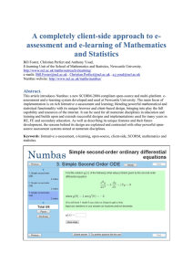 A completely client-side approach to e- assessment and e-learning of Mathematics
