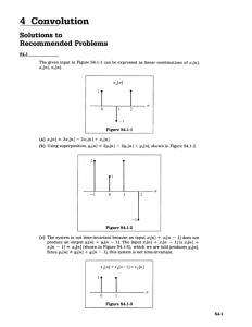 0 4  Convolution Solutions  to Recommended  Problems