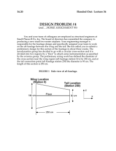 DESIGN PROBLEM #4 Lecture 36 16.20 Handed Out: (and….HOME ASSIGNMENT #9)