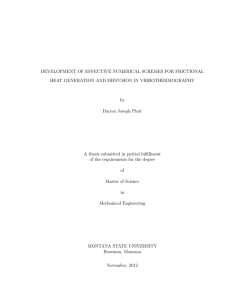 DEVELOPMENT OF EFFECTIVE NUMERICAL SCHEMES FOR FRICTIONAL