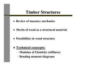 Timber Structures Technical concepts: Review of masonry mechanics
