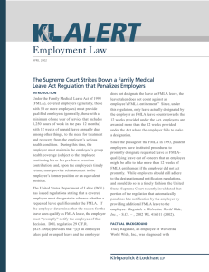 Employment Law The Supreme Court Strikes Down a Family Medical