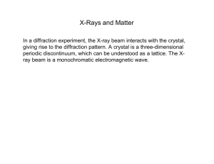 X-Rays and Matter