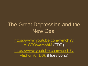 The Great Depression and the New Deal  =IjSTQwamo8M