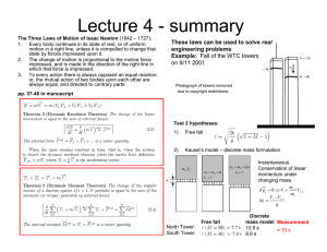 Lecture 4 - summary real