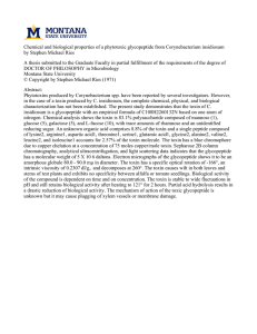 Chemical and biological properties of a phytotoxic glycopeptide from Corynebacterium... by Stephen Michael Ries