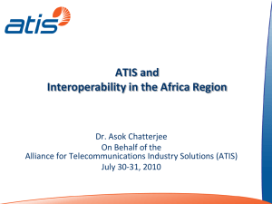 ATIS and Interoperability in the Africa Region