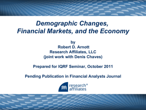 Demographic Changes, Financial Markets, and the Economy