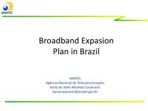 Broadband Expasion Plan in Brazil