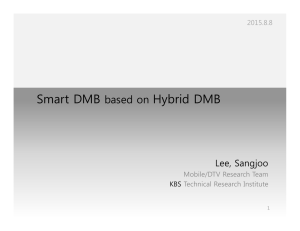 Smart DMB Hybrid DMB based on Lee, Sangjoo