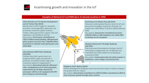 Incentivising growth and innovation in the IoT