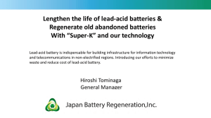 Lengthen the life of lead-acid batteries &amp; Regenerate old abandoned batteries