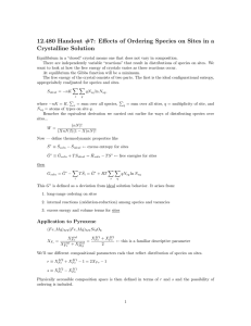 12.480  Handout  #7:  Eﬀects  of ... Crystalline  Solution