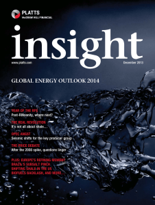 GLOBAL ENERGY OUTLOOK 2014