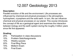 12.007 Geobiology 2013