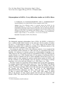Polymorphism in B-DNA: X-ray diffraction studies on Li-DNA fibres