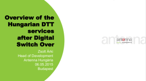 Overview of the Hungarian DTT services after Digital