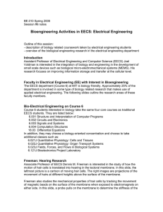 Bioengineering Activities in EECS: Electrical Engineering
