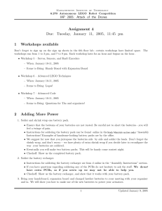 Assignment  4 1 Workshops  available