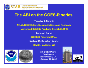 The ABI on the GOES-R series