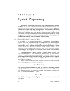 Dynamic Programming C H A P T E R 9