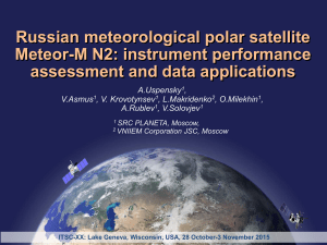 Russian meteorological polar satellite Meteor-M N2: instrument performance assessment and data applications