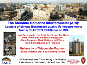 The Absolute Radiance Interferometer (ARI): from a CLARREO Pathfinder on ISS