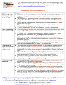 This handout is a resource based on a tutorial by... It provides responses to some of the