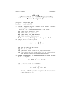 MIT  6.972 Homework  assigment  #  1