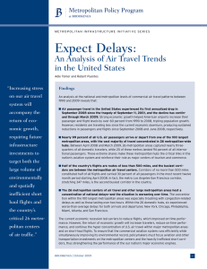 Expect Delays: An Analysis of Air Travel Trends in the United States