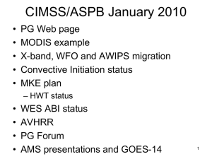 CIMSS/ASPB January 2010