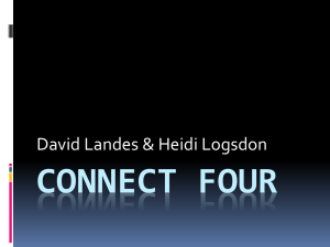 CONNECT FOUR David Landes &amp; Heidi Logsdon