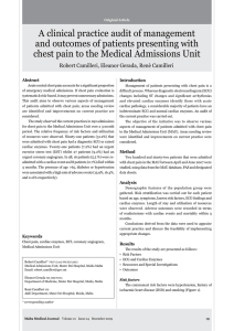 A clinical practice audit of management