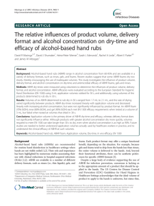 The relative influences of product volume, delivery