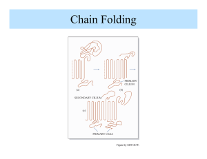 Chain Folding Figure by MIT OCW. PRIMARY CILIUM