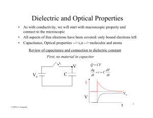Dielectric and Optical Properties