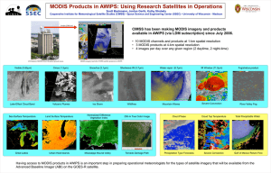 MODIS Products in AWIPS: Using Research Satellites in Operations