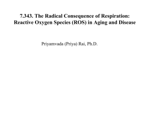 7.343. The Radical Consequence of Respiration: Priyamvada (Priya) Rai, Ph.D.