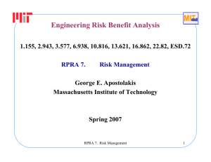 Engineering Risk Benefit Analysis