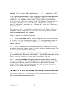 Review of Chemical Thermodynamics 7.51   September 1999