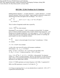 HST.584 / 22.561 Problem Set #1 Solutions