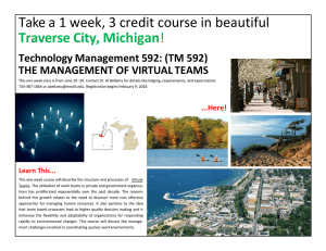 Take a 1 week, 3 credit course in beautiful