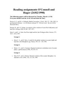 Reading assignments O'Connell and Hager (24/02/1998)