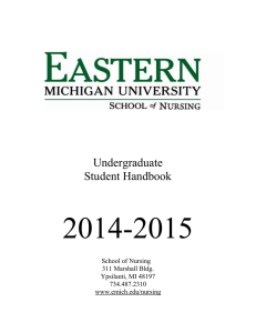 2014-2015  Undergraduate Student Handbook