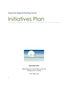 Initiatives Plan  Tampa Bay Regional Planning Council