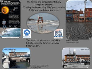 The Tampa and Sarasota Bay Estuary Programs present: King Tide