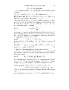 16.  Spectral  theorem as the set (16.1)