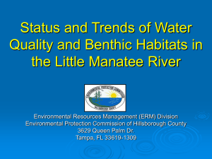 Status and Trends of Water Quality and Benthic Habitats in