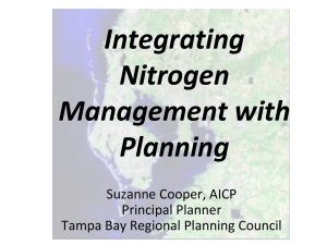 Integrating Nitrogen Management with Planning