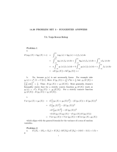 14.30 PROBLEM SET 3 - SUGGESTED ANSWERS Problem 1 a. Z